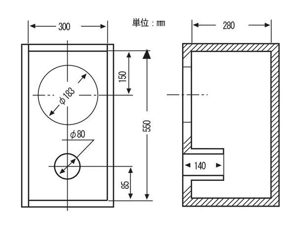 フォステックス fx200➕エンクロージャー